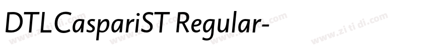 DTLCaspariST Regular字体转换